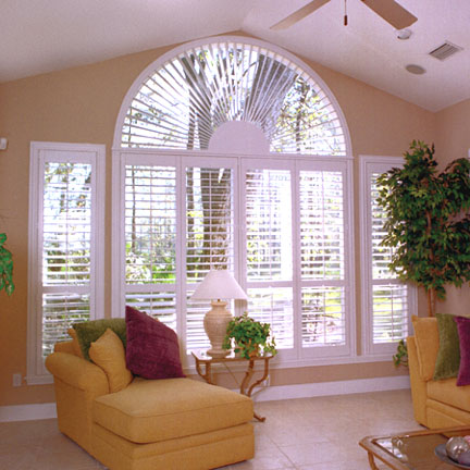 Half circle window shutter Dallas